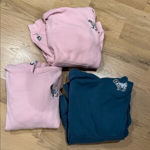 GOAT USA set of 3 hoodies size Adult XS